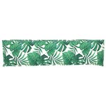 vidaXL Set de coussins de palette Floral 2 Pièces Motif de feuille