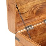 vidaXL Coffre 40x40x40 cm Bois d'acacia solide