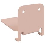 vidaXL Étagère flottante avec étagère 24 Pièces Rose 6 x 10 8 x 6 6 cm
