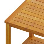 vidaXL Table d'appoint Bois d'acacia massif 45x45x45 cm