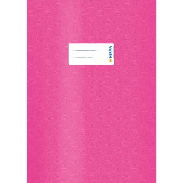 Protège-cahiers  format A4  en PP  couverture rose 7452 HERMA