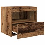 vidaXL Cabinet de chevet Bois ancien 50 x 40 x 45 cm Bois d'ingénierie