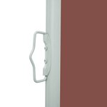 vidaXL Auvent latéral rétractable 120 x 300 cm Marron