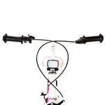 Vidaxl vélo pour enfants 18 pouces rose et blanc