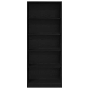 vidaXL Armoire Chêne noir 80 x 50 x 200 cm Bois d'ingénierie