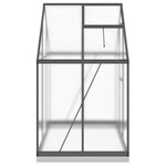 vidaXL Serre avec cadre de base anthracite 169x114x202 cm aluminium