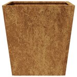vidaXL Jardinière 40x40x40 cm acier résistant aux intempéries