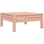 vidaXL Repose-pied de jardin avec coussin bois massif douglas
