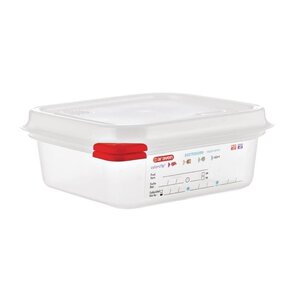 Boîte alimentaire  hermétique - araven gn 1/6 - lot de 4 -  - polypropylène1 1 176x162x65mm