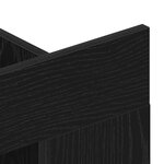 Meuble TV mural vidaXL Chêne noir 152x22x113 cm