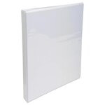 Classeur personnalisable Kreacover A5 2 anneaux 20 mm en D Dos de 33 mm Blanc EXACOMPTA