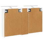 vidaXL Ensemble de Meubles de Salle de Bain 3 Pièces 120 x 14 5 x 70 cm