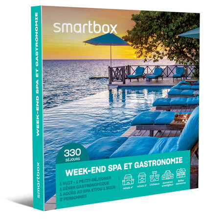 SMARTBOX - Coffret Cadeau Week-end spa et gastronomie -  Séjour