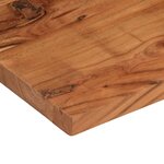 vidaXL Dessus de table 80x20x2 5 cm rectangulaire bois massif d'acacia