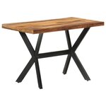 vidaXL Table de salle à manger 120x60x75 cm Bois avec finition miel