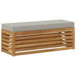 vidaXL Banc de Jardin Bois d'Acacia Massif Naturel