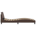 vidaXL Cadre de lit sans matelas marron 90x200 cm similicuir