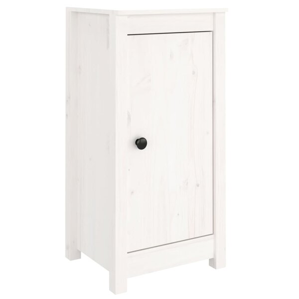 vidaXL Buffet blanc 39x35x80 cm bois massif de pin