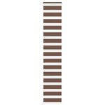 vidaXL Store zèbre marron 45x230 cm largeur du tissu 40 9 cm polyester