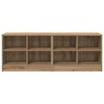 vidaXL Armoire de lit 2 pièces Chêne artisanal 66 x 33 x 48 cm