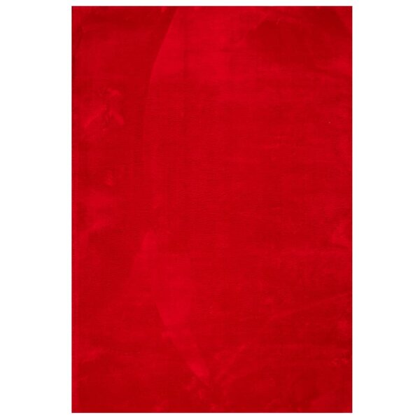 vidaXL Tapis HUARTE à poils courts doux et lavable rouge 160x230 cm
