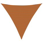 vidaXL Voile d'ombre Orange et marron 6 x 6 x 6 m