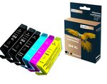Qualitoner - 6 cartouche compatible pour hp 364xl 364 xl noir (x2) + cyan + magenta + jaune + photo noir ()
