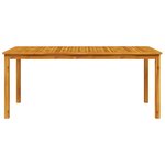 vidaXL Ensemble de salle à manger pour jardin 9 Pièces Marron