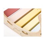 Balançoire Montessori bois 5en1 pastel