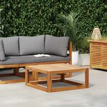 vidaXL Table basse 68x68x29 cm Bois d'acacia solide