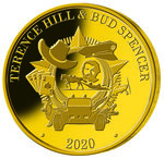 Pièce de monnaie en Argent g 37 Millésime 2020 TERENCE HILL AND BUD SPENCER