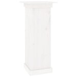 vidaXL Support à fleurs Blanc 40x40x90 cm Bois de pin solide
