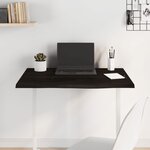 vidaXL Dessus de bureau marron foncé 80x60x2 cm bois chêne traité