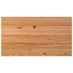 vidaXL Dessus de table marron clair bois chêne massif rectangulaire