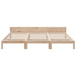 VidaXL Cadre de lit familial sans matelas 270x200cm bois massif de pin