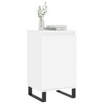 vidaXL Buffet blanc 40x35x70 cm bois d’ingénierie