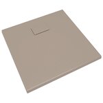 vidaXL Receveur de douche SMC Marron 90x90 cm