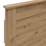 vidaXL Tête de lit Chêne artisanal 75 cm Bois d'ingénierie