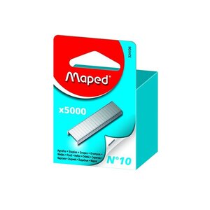 Boite de 5000 Agrafes N° 10 Zinguées MAPED