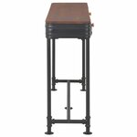 vidaXL Table console avec 2 tiroirs 120x30x75 cm Bois de sapin massif
