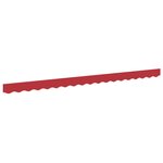 vidaXL Bande de auvent Rouge 3.8 x 0.2 m Toile