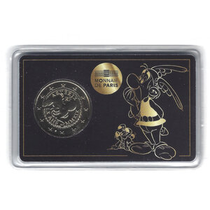 2 euros commémorative coincard BU France 2019 - Astérix et Idefix.