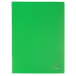 Protège-documents En Polypropylène 5/10e Opak Pochettes Cristal 120 Vues - A4 - Vert Clair - X 8 - Exacompta