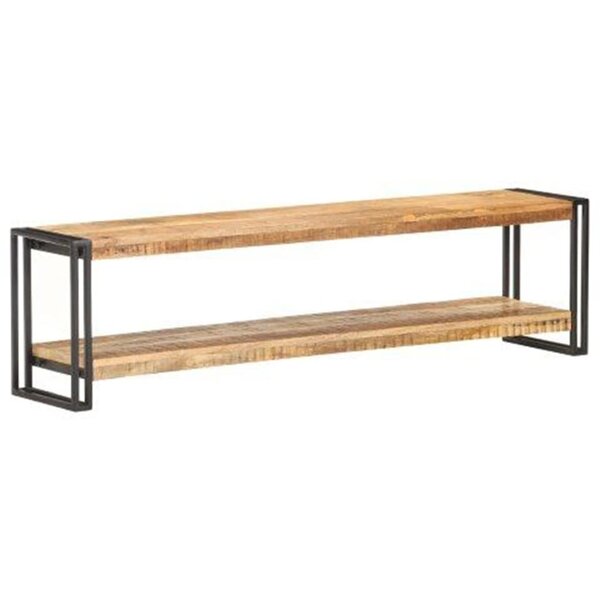 vidaXL Meuble TV 150x30x40 cm Bois de manguier brut