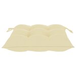 vidaXL Chaises de jardin lot de 8 avec coussins Bois de teck massif