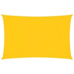 vidaXL Voile de parasol Tissu Oxford rectangulaire 5x8 m Jaune