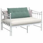 vidaXL Coussin de Dos Vert Mer 100 x 50 cm Tissu en velours côtelé