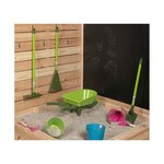 Outil de jardin en plastique pour enfant 70 cm pelle ronde