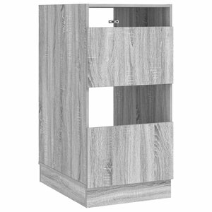 vidaXL Armoire à Laver avec stockage Gris Sonoma Bois d'ingénierie