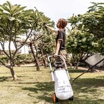 Pulvérisateur pour jardin - Suan - Avec roue et lance télescopique - Contenance : 12 Litres